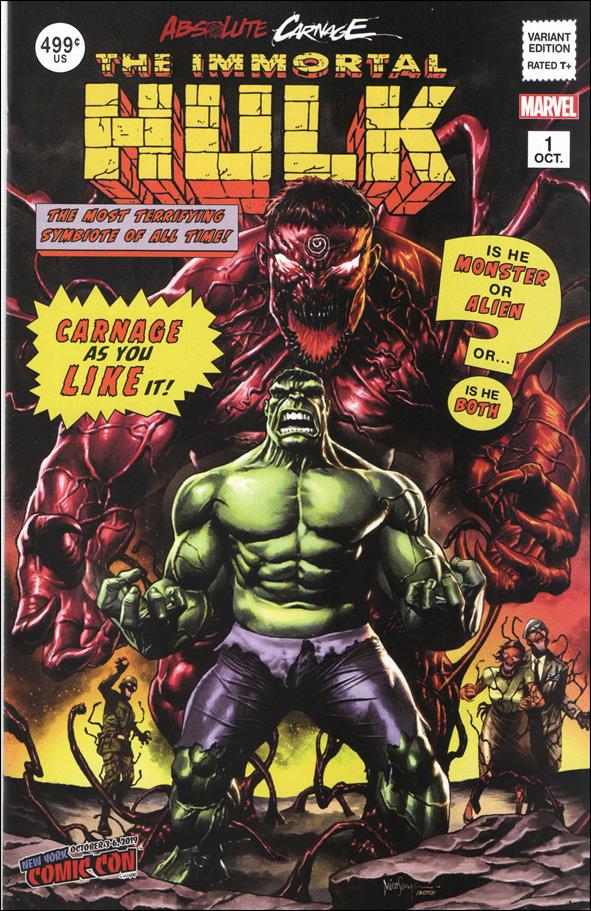 Absolute Carnage: Immortal Hulk issue 1-F Mico Suayan Unknown Comics NYCC Carnage Cover