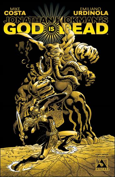 God is Dead issue 47-F Ron Adrian 1:3 Gilded Cover