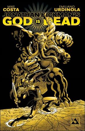 God is Dead issue 47-F Ron Adrian 1:3 Gilded Cover