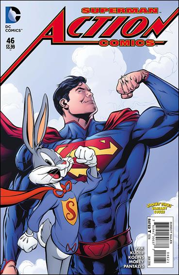Action Comics (2011) issue 46-B Neil Edwards & Spike Brandt Looney Tunes Cover