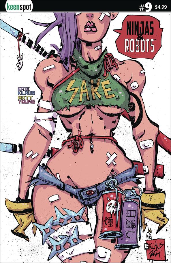 Ninjas and Robots issue 9 Erik Klaus Cover