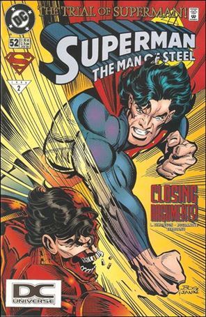 Superman: The Man of Steel issue 52-B DC Universe UPC (2nd Printing)