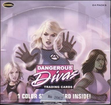 Marvel Dangerous Divas card 1 Sealed Box