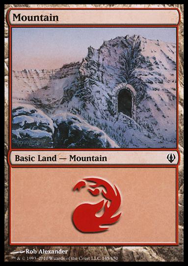 Magic the Gathering: Archenemy (Base Set) card 145 Mountain