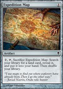 Magic The Gathering: Zendikar (Base Set) card 201 Expedition Map