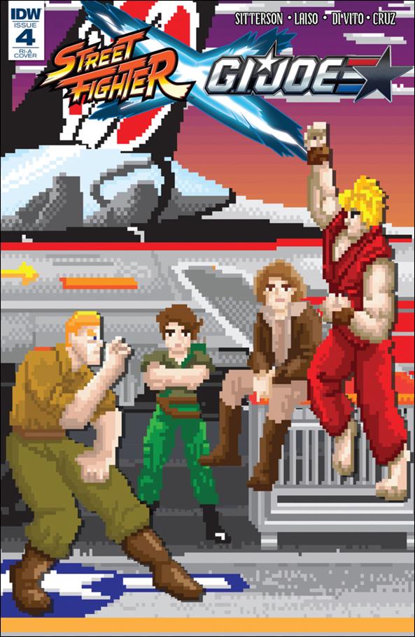 Street Fighter x G.I. Joe issue 4-C Matt Waite 1:10 8-Bit Cover