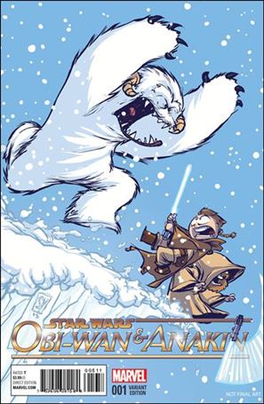 Obi-Wan and Anakin issue 1-E Skottie Young Baby Cover