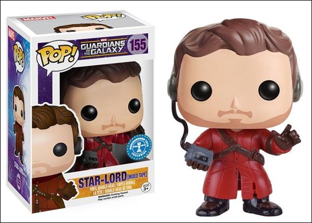 POP! Marvel figure 155 Star Lord (Mixed Tape) (Box Lunch Exclusive)