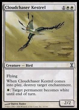 Magic the Gathering: Time Spiral (Base Set) card 10 Cloudchaser Kestrel