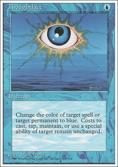 Magic the Gathering: 4th Edition (Base Set) card 107 Thoughtlace