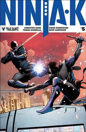 Ninja-K issue 5 Trevor Hairsine Cover