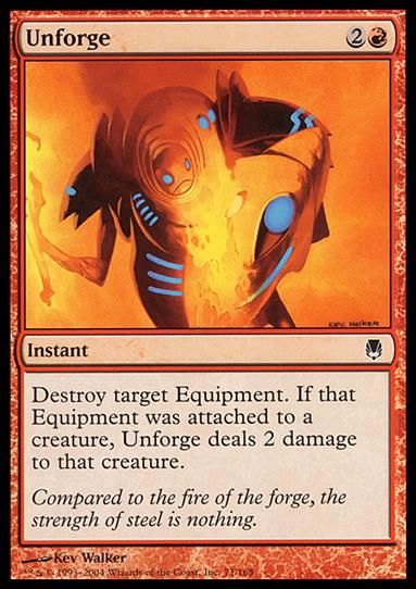 Magic the Gathering: Darksteel (Base Set) card 71 Unforge