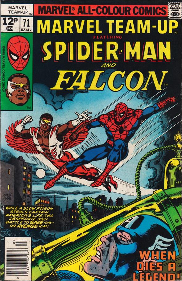 Marvel Team-Up (1972) issue 71-B UK Price Cover