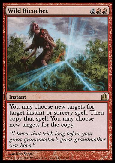 Magic the Gathering: Commander (Base Set) card 139 Wild Ricochet