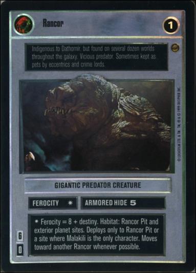 Star Wars: Reflections: A Collector's Bounty (Base Set) card 24 Rancor