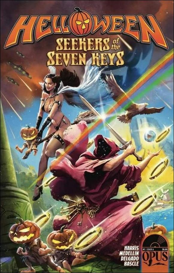 Helloween: Seekers of the Seven Keys issue 1-D Wraparound Foil Cover1/2000