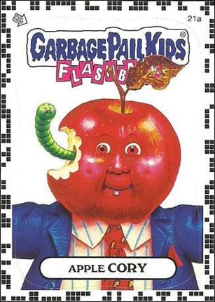 Garbage Pail Kids: Flashback Series 2 (White Border Base Set) card 21a Apple Cory