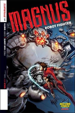 Magnus Robot Fighter (2014) issue 1-P Roberto Castro Midtown Comics Cover