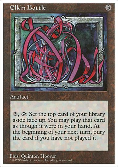 Magic the Gathering: 5th Edition (Base Set) card 367 Elkin Bottle