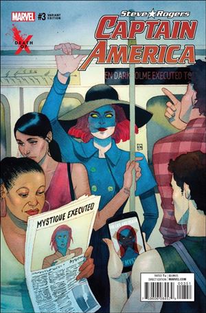 Captain America: Steve Rogers issue 3-D Kevin Wada Death of X Cover