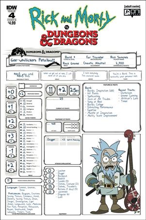 Rick and Morty vs Dungeons & Dragons issue 4-B Troy Little 