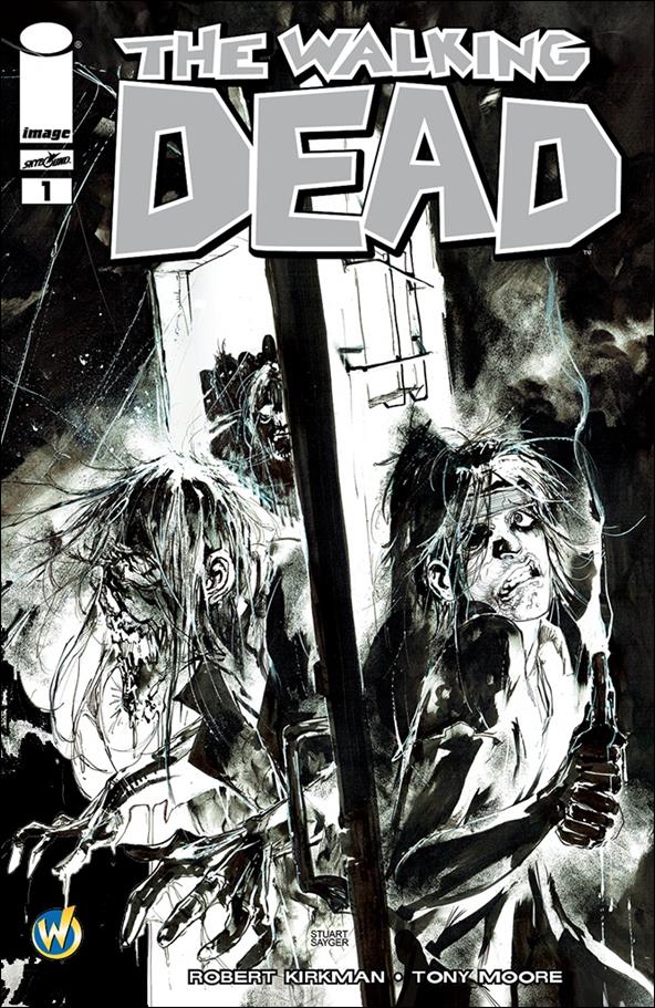 Walking Dead (2003) issue 1-MI Stuart Sayger Wizard World Ohio B&W Cover