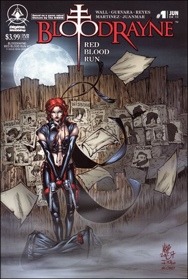 Bloodrayne: Red Blood Run issue 1-B Mark A. Robinson Cover