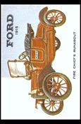 World on Wheels (Base Set) card 90 Ford Fire Chief's Runabout 1915