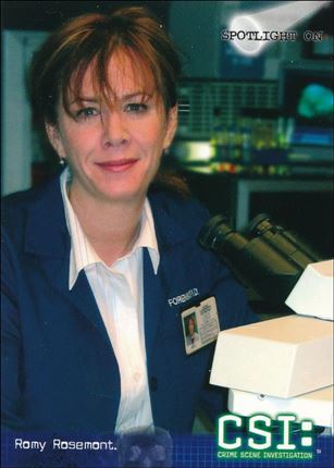 CSI: Crime Scene Investigation - Series Two (Base Set) card 65 Spotlight On Romy Rosemont.