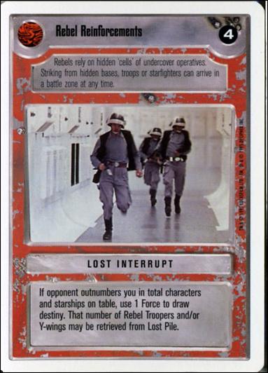 Star Wars: Premiere Unlimited (Base Set) card 249 Rebel Reinforcements