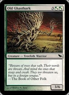 Magic the Gathering: Shadowmoor (Base Set) card 232 Old Ghastbark