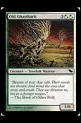 Magic the Gathering: Shadowmoor (Base Set) card 232 Old Ghastbark