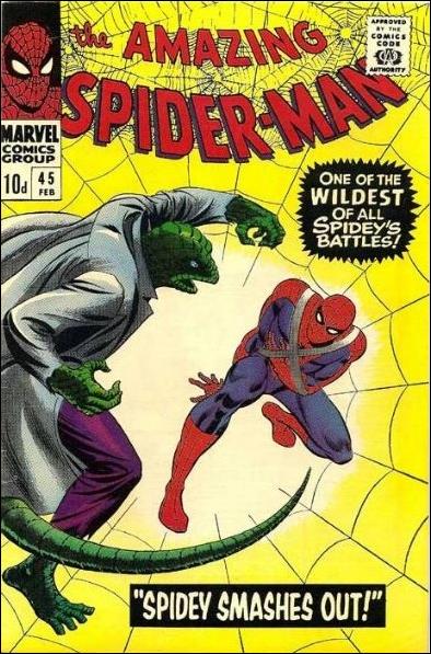 Amazing Spider-Man (1963) issue 45-B UK Price Cover