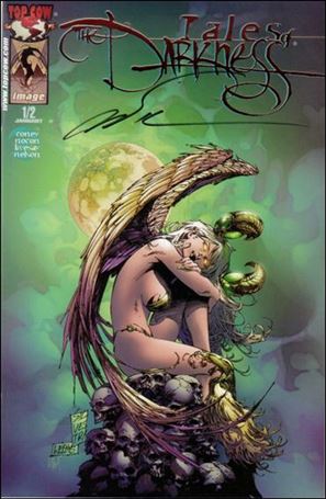 Tales of the Darkness issue 1/2-F Red Foil Cover (Signed by Silvestri) JayCo COA