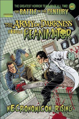 Army of Darkness vs Reanimator: Necronomicon Rising issue 1-F Ken Haeser Cover