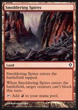 Magic the Gathering: Worldwake (Base Set) card 143 Smoldering Spires
