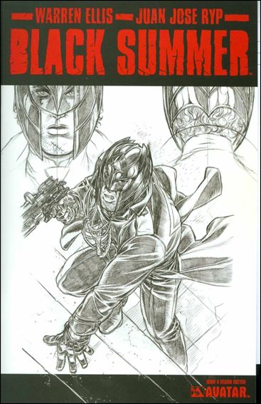 Black Summer issue 5-C Design Sketch Cover