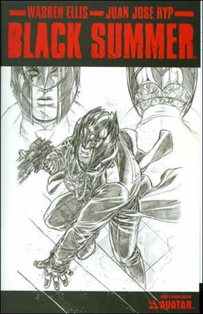Black Summer issue 5-C Design Sketch Cover