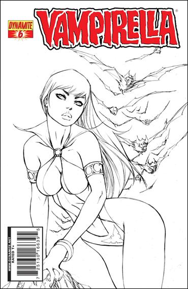 Vampirella (2010) issue 6-F Ale Garza 1:15 Black and White Cover