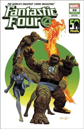 Fantastic Four (2018) issue 30-B Daniel Acuna Man-Thing Cover