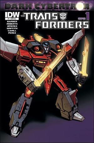 Transformers: Dark Cybertron issue 1-C Phil Jimenez 1:10 Cover