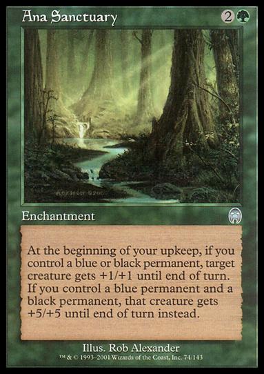 Magic the Gathering: Apocalypse (Base Set) card 74 Ana Sanctuary