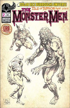 Monster Men: Isle of Terror issue 2-C Roy Allen Martinez AM Design Cover