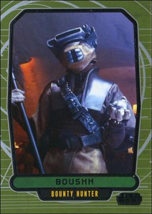 Star Wars Galactic Files (Base Set) card 176 Boushh Bounty Hunter