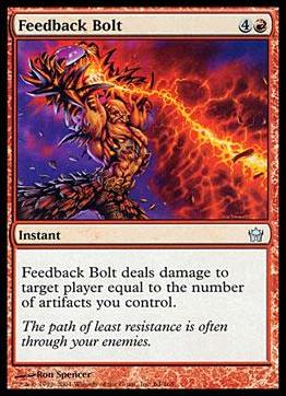 Magic the Gathering: Fifth Dawn (Base Set) card 64 Feedback Bolt