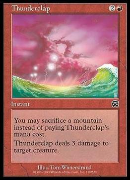 Magic the Gathering: Mercadian Masques (Base Set) card 219 Thunderclap