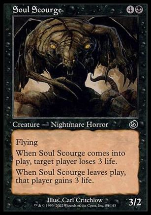 Magic the Gathering: Torment (Base Set) card 85 Soul Scourge