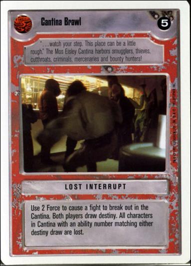 Star Wars: Premiere Unlimited (Base Set) card 233 Cantina Brawl
