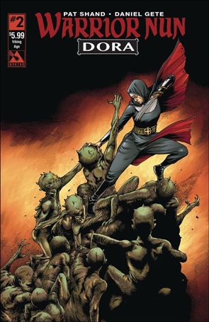 Warrior Nun Dora issue 2-F Daniel Gete Viking Age Cover