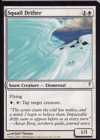 Magic the Gathering: Coldsnap (Base Set) card 17 Squall Drifter